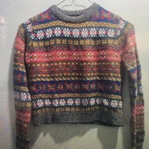 Colorful Patterned Kids Sweater